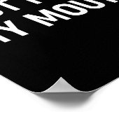 Put It In My Mouth, Funny, Jokes, Sarcastic  Poster (Ecke)