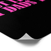 Put It On My Dads Tab Funny Quote  Poster (Ecke)