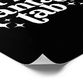 Put It On Santa’s Tab Christmas Humor Poster (Ecke)