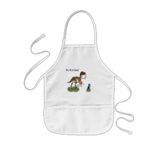 "Put me in Coach" Dinosaur Kids' Schürze