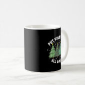 Put Your All Over Me Christmas Tree Inappropriate Kaffeetasse (VorderseiteRechts)