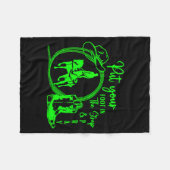 Put Your Foot In The Strap And Pray – Horse Trick  Fleecedecke (Vorderseite (Horizontal))