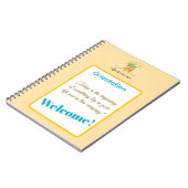 Put Your Logo Here New Employee Orientation  Notizblock (Linke Seite)