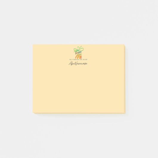 Put Your Logo Here Tablet Post-it Klebezettel (Vorderseite)