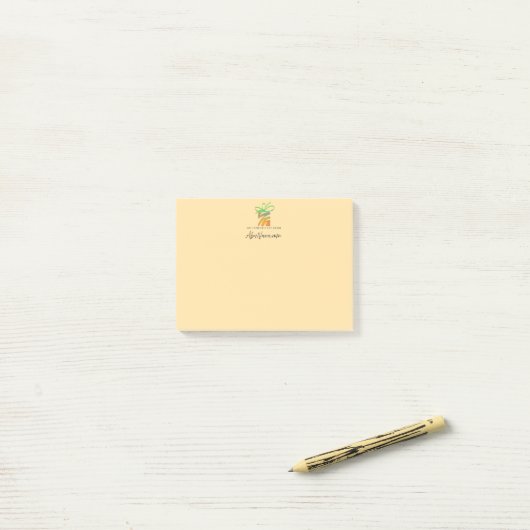 Put Your Logo Here Tablet Post-it Klebezettel (Auf Schreibtisch)