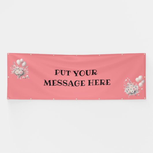 PUT YOUR MESSAGE HERE... BANNER (Horizontal)