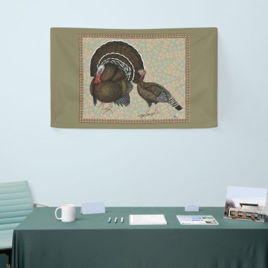 Puten Standard Bronze Portrait Banner (Messeveranstaltung)