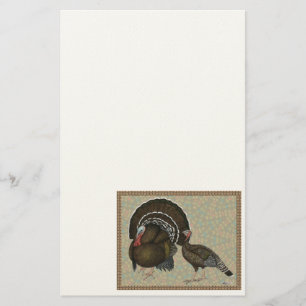 Puten Standard Bronze Portrait Briefpapier