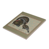 Puten Standard Bronze Portrait Fliese (Seite)