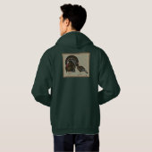 Puten Standard Bronze Portrait Hoodie (Schwarz voll)