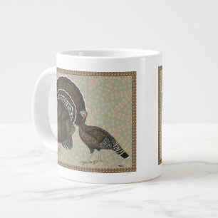 Puten Standard Bronze Portrait Jumbo-Tasse