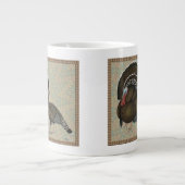 Puten Standard Bronze Portrait Jumbo-Tasse (Vorderseite)
