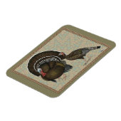 Puten Standard Bronze Portrait Magnet (Linke Seite)