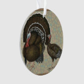 Puten Standard Bronze Portrait Ornament (Vorderseite)