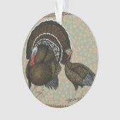 Puten Standard Bronze Portrait Ornament (Vorderseite)