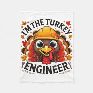 Puten-T-Shirt Ich bin der Ingenieur Puten-Erntedan Fleecedecke