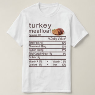 Putenfleisch Nährwertkennzeichnung T-Shirt