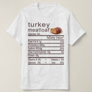 Putenfleisch Nährwertkennzeichnung T-Shirt