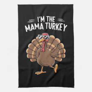 Putenmutter passende Familiengruppe Thanksgiving Geschirrtuch