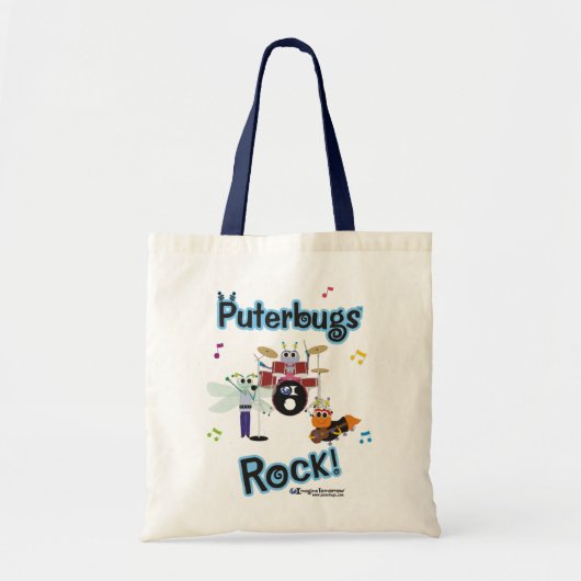 Puterbugs Felsen-Taschen-Tasche Tragetasche (Vorne)