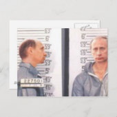 Putin В а л д и м р и П у Postkarte (Vorne/Hinten)