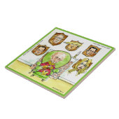 Putin auf der Keramik des Ritz W/Trump-Comic Fliese (Seite)