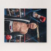 Putin Box-Champion Schwergewicht Knockout Puzzle (Horizontal)