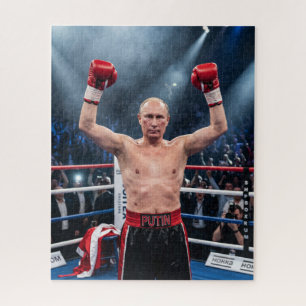 Putin Box-Champion Vintage-Kampf Puzzle