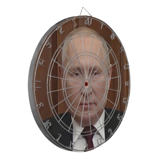 Putin Dartscheibe (Vorderseite Links)