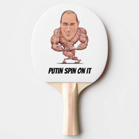 Putin-Drehbeschleunigung auf ihr Tischtennis Schläger (Vorderseite)