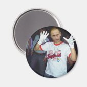Putin feiert magnet (Vorderseite/Rückseite)