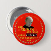 Putin für Präsidenten USA 2016 Button (Vorne & Hinten)