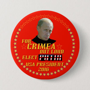 Putin für Präsidenten USA 2016 Button