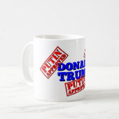 Putin genehmigte Trumpf-Kaffee-Tasse Kaffeetasse (Vorderseite Links)