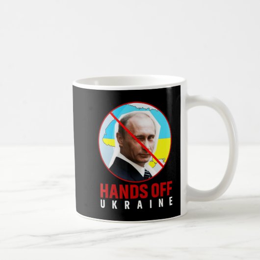Putin Hands Off Ukraine Kaffeetasse (Rechts)