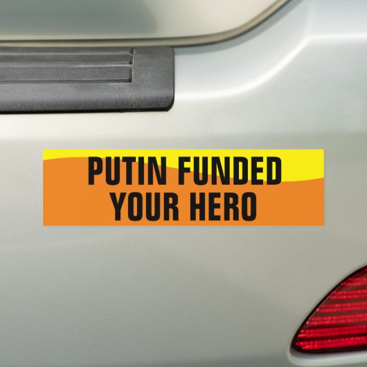 PUTIN HAT IHR HIER FINANZIERT AUTOAUFKLEBER (Auf Auto)