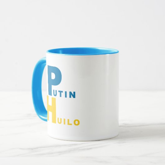 Putin huilo tasse (Vorderseite Links)