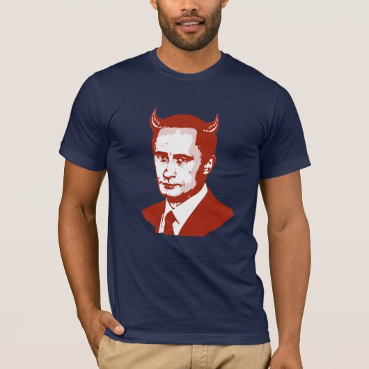 PUTIN IST DER TEUFEL T-Shirt (Vorderseite)