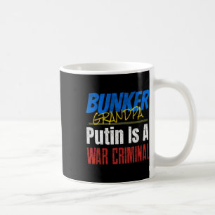 Putin ist ein Kriegsverbrecher Ukraine Ukrainisch  Kaffeetasse