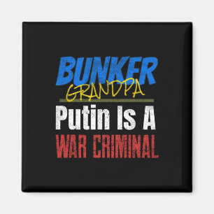 Putin ist ein Kriegsverbrecher Ukraine Ukrainisch Magnet