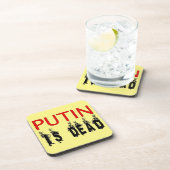 Putin ist tote Untersetzer! Getränkeuntersetzer (Rechte Seite)