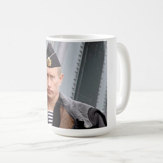 Putin-Militär Kaffeetasse (VorderseiteRechts)