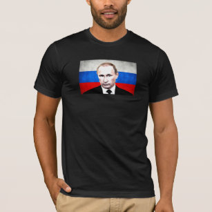 Putin mit Flagge T-Shirt