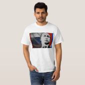 Putin mit russischer Flagge T-Shirt (Vorne ganz)