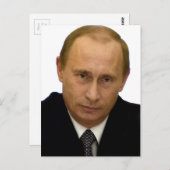 Putin Postkarte (Vorne/Hinten)
