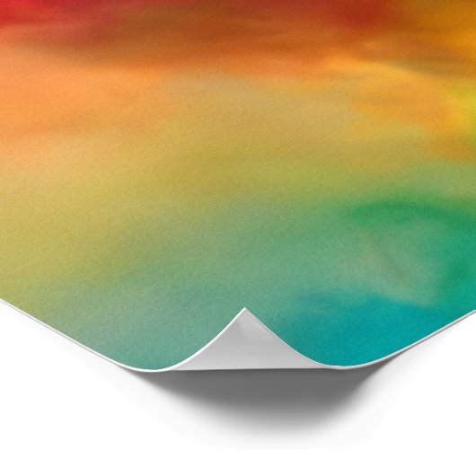 Putin Rainbow Bomb Poster (Ecke)