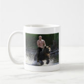 Putin reitet einen Bären! Kaffeetasse (Links)