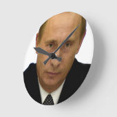 Putin Runde Wanduhr (Winkel)