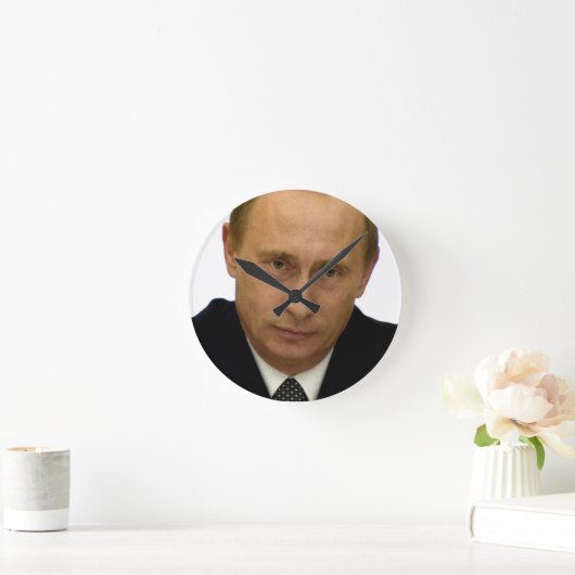 Putin Runde Wanduhr (Zuhause)