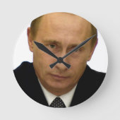 Putin Runde Wanduhr (Vorderseite)
